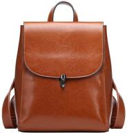 stylish women's leather backpacks: the perfect daypack for casual adventure logo