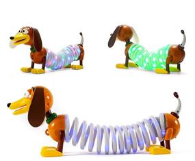 img 1 attached to Toy Story Slinky Dog 🐶 LED Mood Light - Disney 12 Inch