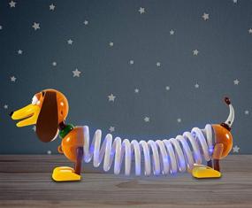 img 3 attached to Toy Story Slinky Dog 🐶 LED Mood Light - Disney 12 Inch