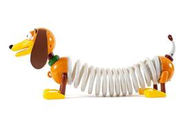 img 4 attached to Toy Story Slinky Dog 🐶 LED Mood Light - Disney 12 Inch