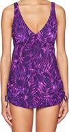 tyr womens monaco sheath purple logo