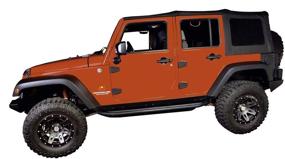 img 1 attached to 🚗 Прочный обод Rugged Ridge 15250.02 XHD для Jeep Wrangler JK 07-18 - 17 дюймов, сатиново-черный