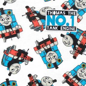 img 2 attached to Comfortable and Fun: Thomas & Friends Boys' Thomas The Tank Engine Pajamas