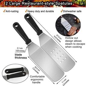 img 2 attached to POLIGO Professional Spatula Set Packing Kitchen & Dining