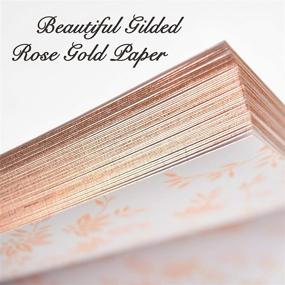 img 1 attached to 🌸 J&A Homes Wedding Guest Book – Polaroid Album Photo Guestbook Registry Sign-in with Gold Foil & Gilded Edges – Elegant White Hardcover with Bookmark – 9” x 6” Compact Size in Rose Gold (100 Pages)