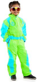 img 2 attached to 🎿 Vibrant Neon Ski Suits for Kids: Tipsy Elves' Loud, Bright & Colorful Attire
