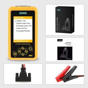 img 4 attached to 🚗 Autool BT-460 Battery Tester: Lead-Acid AGM GEL Battery Cell Analyzer with 4" TFT Color Display; Supports 12V Vehicles & 24V Heavy-Duty Trucks | Car Battery Analyzer