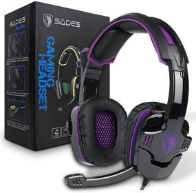 img 4 attached to 🎧 SADES SA930Plus Noise Isolating Gaming Headset with Mic - Enhanced Bass and Volume Control for PS4 Pro, Xbox One, PC, Mac, and More