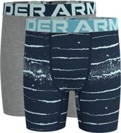 🩲 under armour performance boxer briefs: top-quality boys' clothing for maximum comfort and support logo