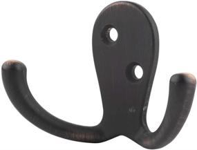 img 2 attached to 🧥 Amazon Basics Robe Hook - Oil Rubbed Bronze, 5-Pack: Organize Your Space Effortlessly!