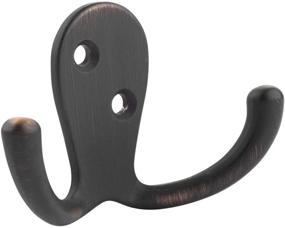 img 1 attached to 🧥 Amazon Basics Robe Hook - Oil Rubbed Bronze, 5-Pack: Organize Your Space Effortlessly!