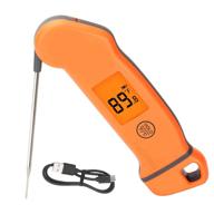 🌡️ versatile inkbird instant read meat thermometer: rechargeable with rotatable screen, backlight, and waterproof design - grill, smoker, kitchen, candy, baking, and homebrewing logo