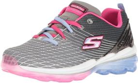 img 4 attached to Skechers Skech Air Deluxe Sneaker Charcoal Girls' Shoes