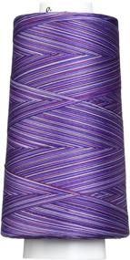 img 1 attached to 🌈 Vibrant and Durable Variegated Purple Haze Signature Thread - 40wt/3000 yd