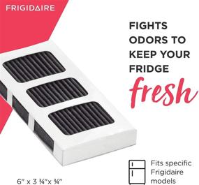 img 3 attached to 🥑 Фильтр воздуха для холодильника Frigidaire PAULTRA2 Pure Air Ultra II с передовой углеродной технологией для устранения запахов пищи, 3,8 "x 1,8", белый.