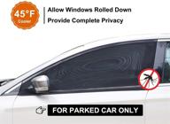 🚗 versatile car window bug screen: ultimate camping car sun shade, ideal for sedans & compact suvs logo