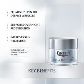 img 4 attached to 🌙 Eucerin Крем для лица ночью с гиалуроновой кислотой 50 мл - уход за кожей против старения