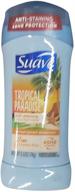 🌴 suave tropical paradise 24-hour protection deodorant for women - 3-pack, 2.6 oz logo