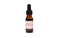 queen bee's organic cuticle oil: rapid healing for redness & pain in each .5 oz bottle! logo
