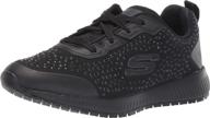 💼 skechers women's slip-resistant lace up athletic shoes for food service logo