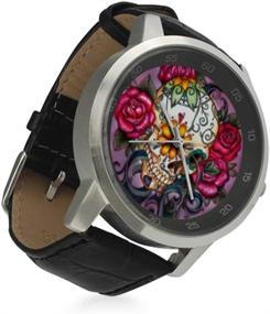 img 2 attached to Beautiful Sugar Skull Stainless Watch