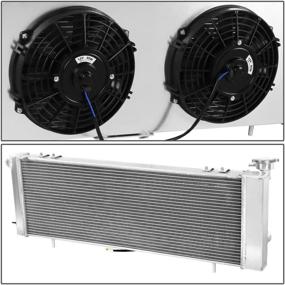 img 3 attached to DNA Motoring RA+FS-CHEROKEE-91-3 3-Row Radiator with Fan Shroud: Powerful Cooling Solution for Jeep Cherokee 91-3 Models