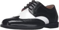 👞 boys' florsheim reveal wing tip oxford shoes with oxfords logo