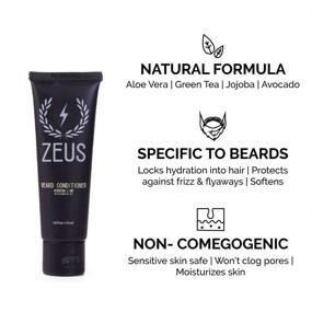 img 2 attached to 🧔 Travel-Size Beard Oil Set by ZEUS: Essential Starter Kit, Hair Taming, Itch Relief, Conditioning, Moisturizing - Sandalwood