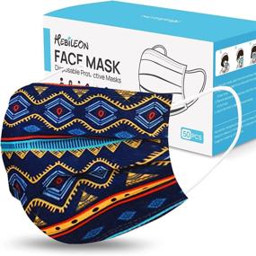 img 4 attached to 50 Bohemian Face Masks: Individually Disposable Protectors