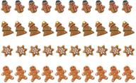 toyvian christmas embellishments gingerbread snowflakes logo