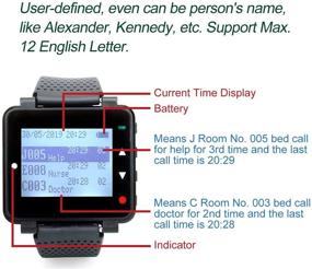 img 2 attached to Retekess Caregiver Calling Vibration Receiver