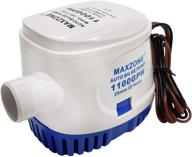 🚤 maxzone 12v 1100gph automatic submersible boat bilge water pump with float switch (blue) for enhanced seo логотип