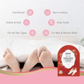 img 1 attached to 🦶 Cezivy Exfoliating and Deodorizing Foot Mask - Peel Away Dead Skin, Calluses, and Crack Heels - Reclaim Your Baby Soft Feet, No Need for Callus Remover (2 Pairs)