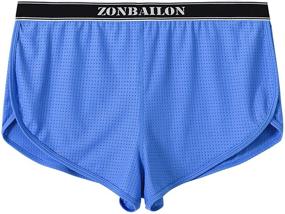 img 2 attached to ZONBAILON 2 Pack Athletic Shorts Running Men's Clothing and Active