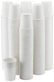 img 1 attached to 🥤 NYHI 150-Pack 8 oz Paper Cups – Hot/Cold Beverage Disposable Drinkware for Water, Juice, Coffee or Tea – Ideal for Water Coolers, Parties, or On-the-Go Coffee