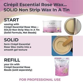 img 2 attached to 🌹 Cirepil Escential Rose Scented Wax Tin - Versatile All-Purpose Solid Wax, 400g/14.11oz