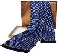 🧣 classic checkered silk scarf for men: elevate your style with 100% silk logo