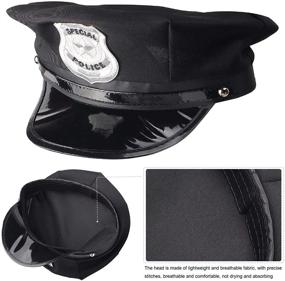 img 3 attached to Beelittle Handcuffs Set: Trendy Policeman Sunglasses & Accessories