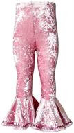 🥂 hoochlean champagne leggings for girls – stretch bottoms leggings in girls' clothing logo