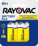 🔋 rayovac heavy duty 9v batteries (d1604-4td): reliable power in a 4-pack logo