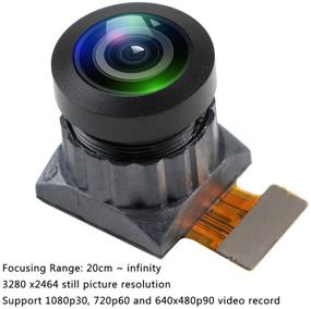 img 2 attached to 📷 MakerFocus Raspberry Pi Camera Module - 8MP Sensor, Wide Angle 160 Degree FoV, Compatible with Raspberry Pi Camera Board V2, Supports Video Recording and High Resolution Still Pictures