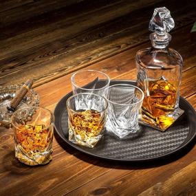 img 2 attached to 🥃 KANARS Luxury Whiskey Decanter Glasses