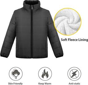 img 1 attached to ❄️ Wantdo Boy's 3-in-1 Waterproof Ski Jacket: Keep Your Child Warm and Dry in Winter with this Versatile Snow Coat, Fleece Softshell, and Raincoat