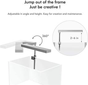 img 1 attached to 🌱 Enhance Plant Growth in Small Tanks with ONF Flat Nano Aquarium Light - Dimmable Full Spectrum LED for Under 10 Gallons Freshwater Tank