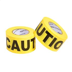 img 3 attached to 🚧 AmazonCommercial Yellow Caution Tape - 3 Inch x 1000 Feet