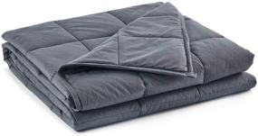 img 4 attached to RelaxBlanket Premium Weighted Blanket Natural