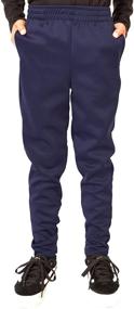 img 4 attached to 👖 Boys' Clothing: Stylish Stretch Comfort Jogger in Brown - Medium Size