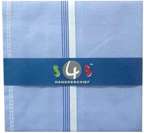 img 1 attached to Handkerchiefs Cotton S4S Daily Hankies Men's Accessories in Handkerchiefs