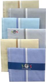 img 2 attached to Handkerchiefs Cotton S4S Daily Hankies Men's Accessories in Handkerchiefs