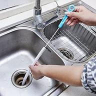 71cm long flexible sink overflow drain cleaning brush for efficient de-clogging logo